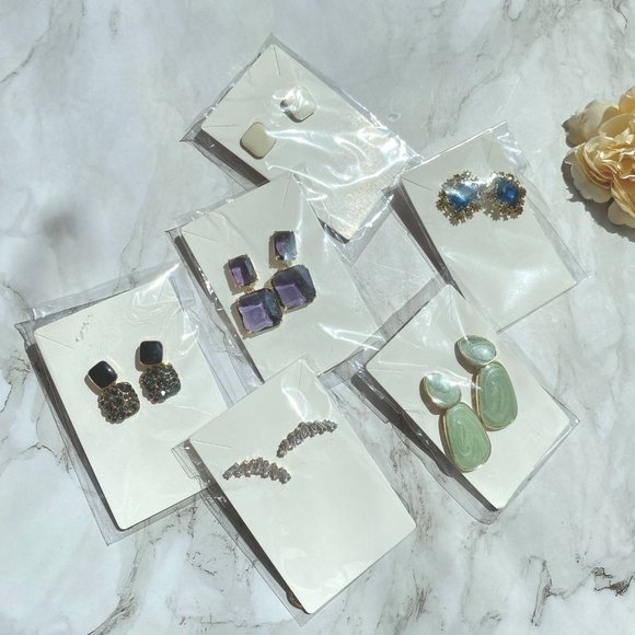 Hottie Couture Women's Love Collection Mixed Stud Earrings - Lot of 6 - Picture 7 of 7